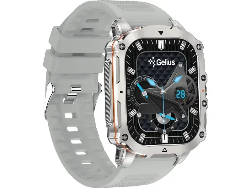 Смарт-годинник Gelius Pro GP-SW016 (Tactical Heavy) Silver Titan - фото 10