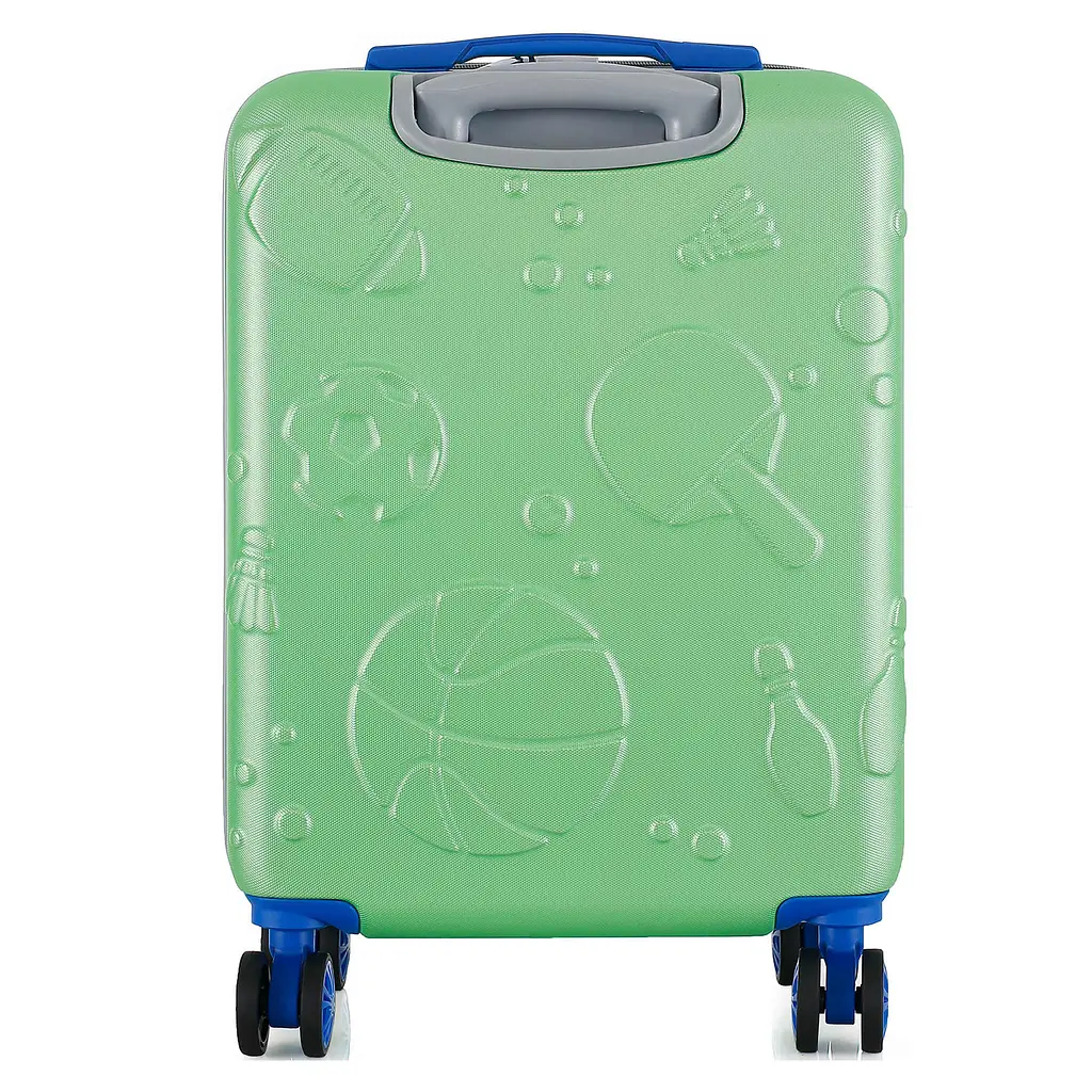 Валіза мала дитяча Semi Line 20 дюймів (S) дюймів (S) ABS-Plastic Green/Blue (T5890-2) - фото 4