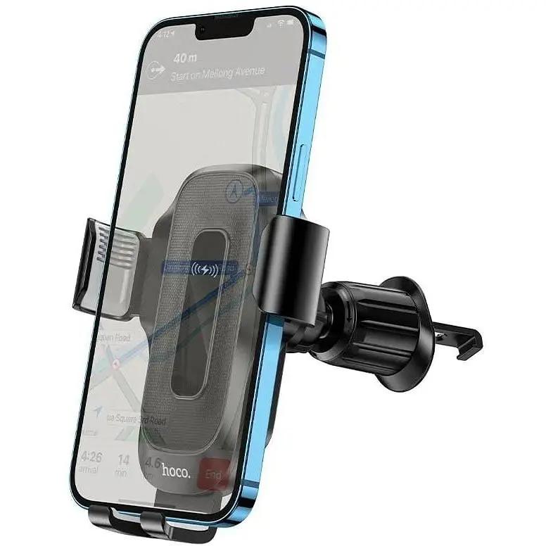Тримач HOCO Wise wireless fast charging HW2 (air outlet) 5-15W - фото 9