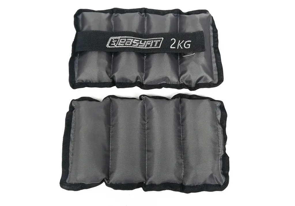 Обтяжувачі EasyFit 2 х 2 кг для ніг та рук з металом (EF-AWTМ-200) - фото 4
