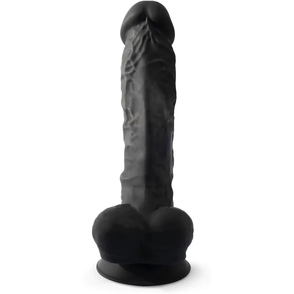 Фалоімітатор SilexD Vetus Black (MODEL 1 Size 8in) - фото 3