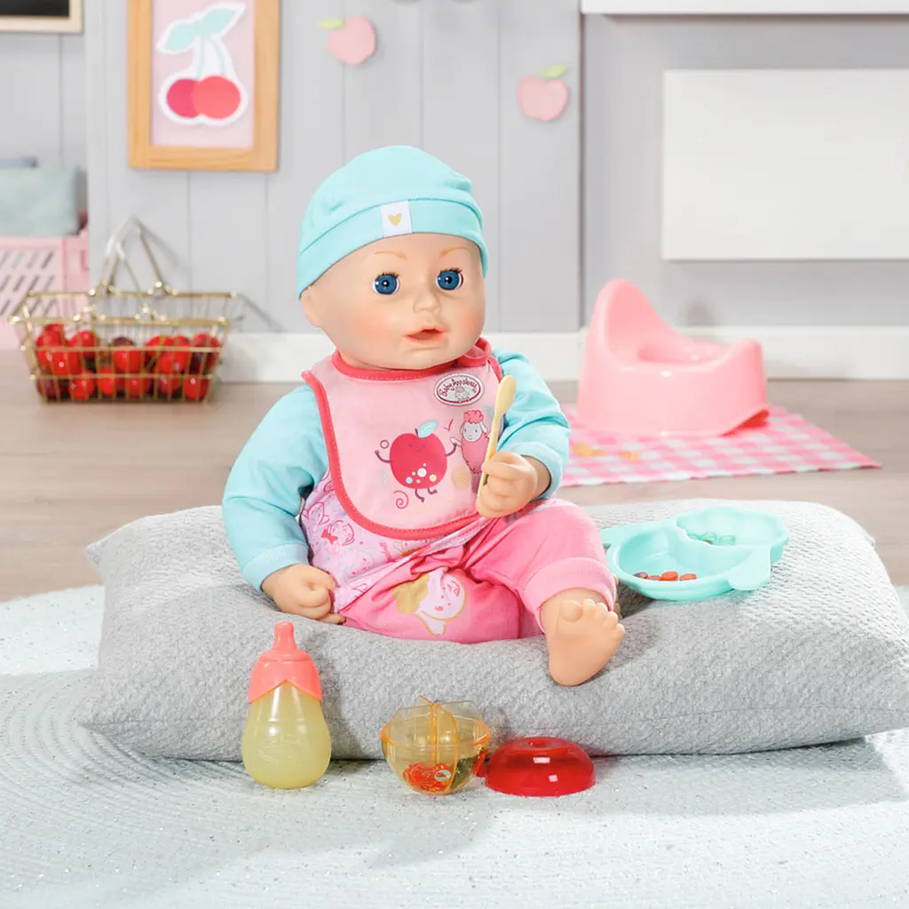 Інтерактивна лялька Baby Annabell Ланч крихітки Аннабель, з аксесуарами, 43 см (702987) - фото 11