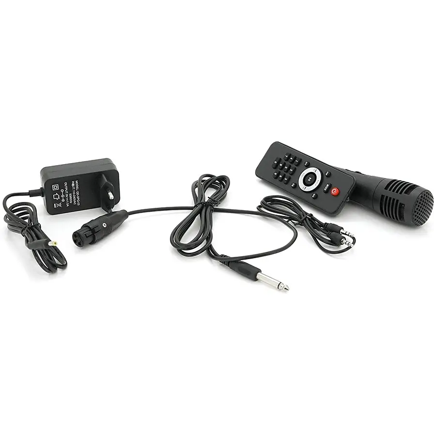 Портативна колонка з підсвіткою ZXX M7373 100W, Bluetooth-мікрофон, акумулятор 3600mAh - фото 5