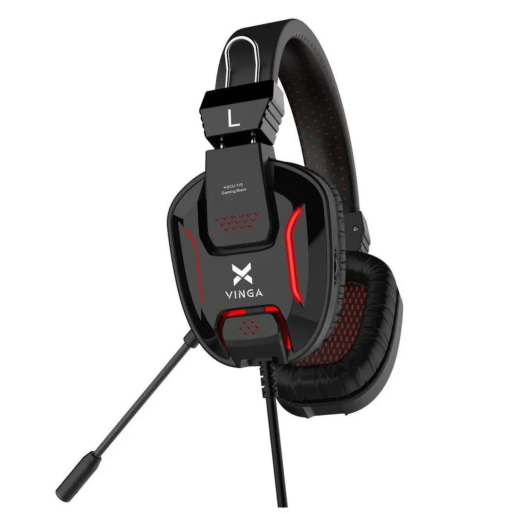 Ігрова гарнітура Vinga HSCU-110 Gaming Black (HSCU-110) - фото 2