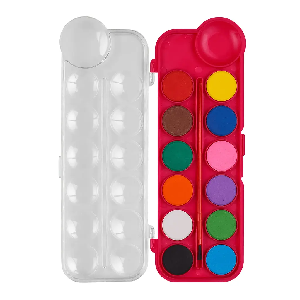 Акварельні фарби ZiBi Kids Line 12 кольорів (ZB.6559-10) - фото 3