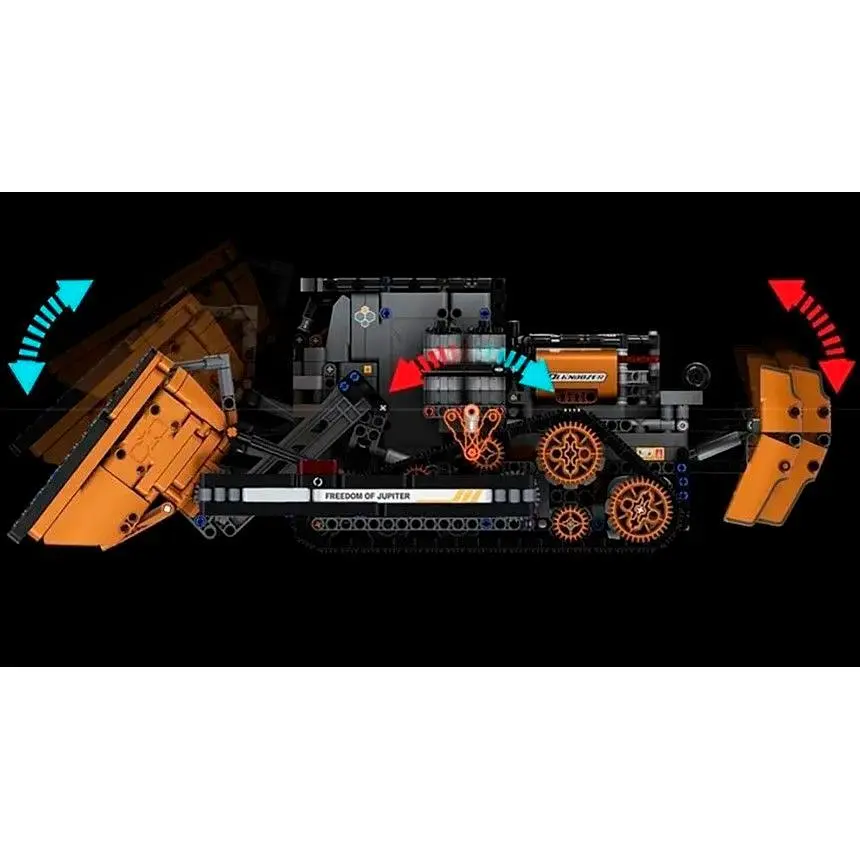 Конструктор ONEBOT Pioneer Engineering Vehicle (XJXL07IQI) [81692] - фото 4