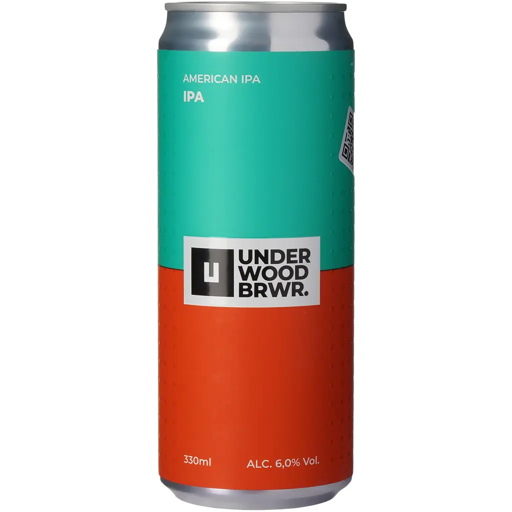 Пиво Underwood Brewery IPA, світле, 6%, з/б, 0,33 л (870725)