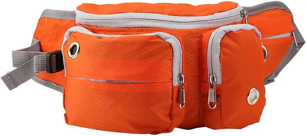Поясна сумка для вигулу собак Voyager Pet LVC809 Orange з тримачем для пляшки - фото 2