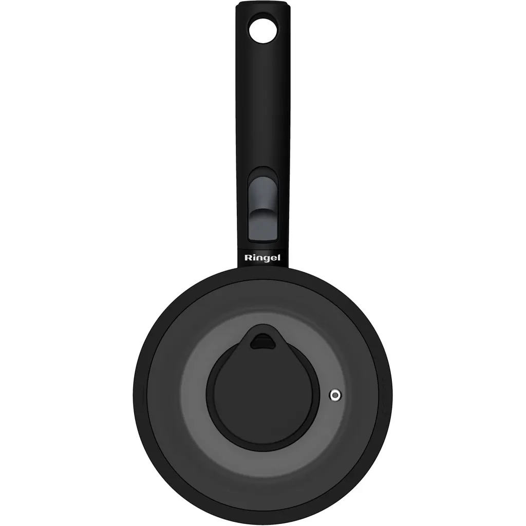 Ківш Ringel Grey Line  зі з'ємною ручкою з кришкою 16 см (RG-4155-16) - фото 4