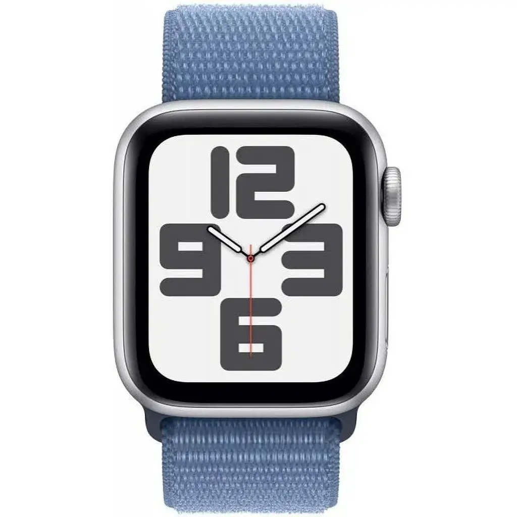Смарт-годинник Apple Watch SE 2 GPS 44mm Silver Aluminium Case with Winter Blue Sport Loop (MREF3) - фото 3