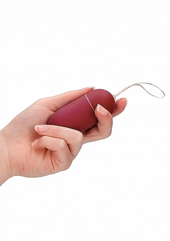 Віброяйце ShotsToys Remote Vibrating Egg, 8 см (червоний) - фото 7