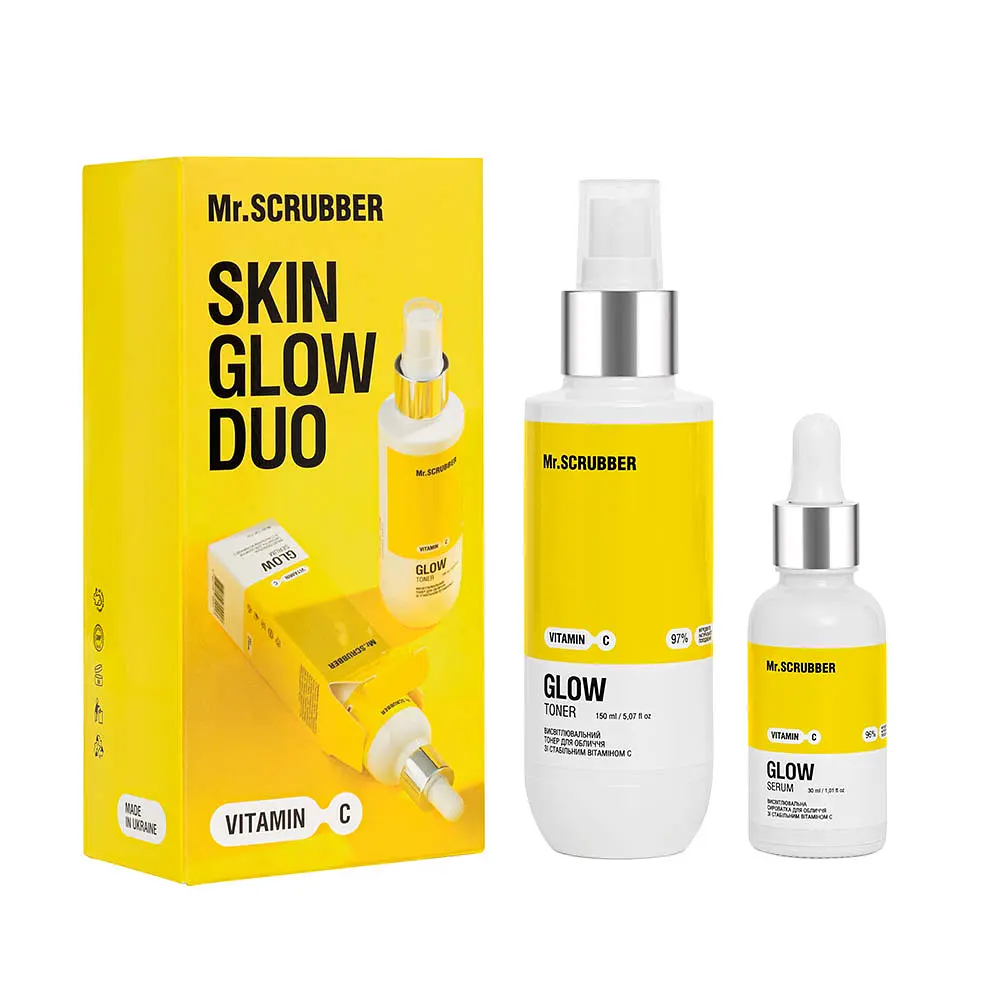 Подарочный набор Mr.Scrubber Vitamin C Skin glow duo - фото 2