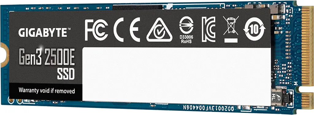 Накопичувач SSD Gigabyte Gen3 2500E M.2 PCIe NVMe 3.0 x4 3D TLC 500GB (G325E500G) - фото 3