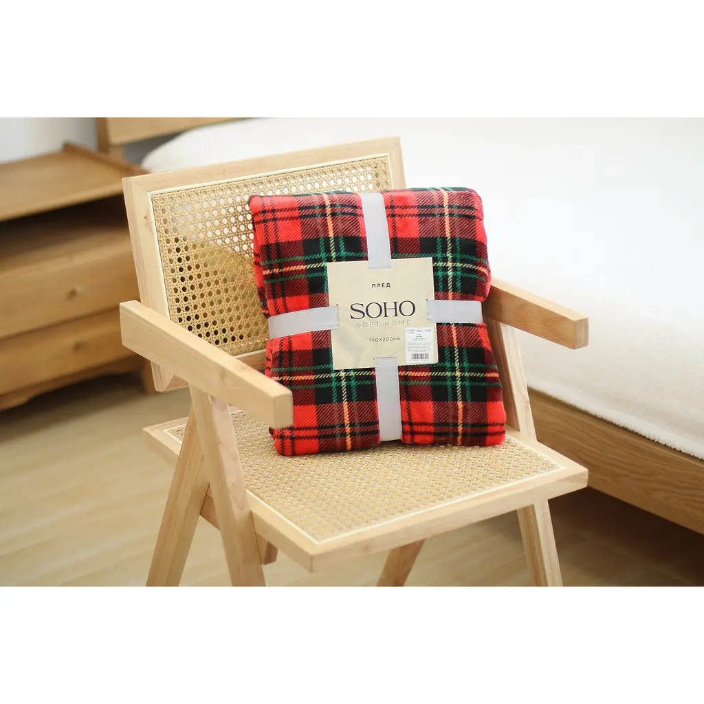 Плед Soho Sell Red 150х200 см (1  Sell Red) - фото 3