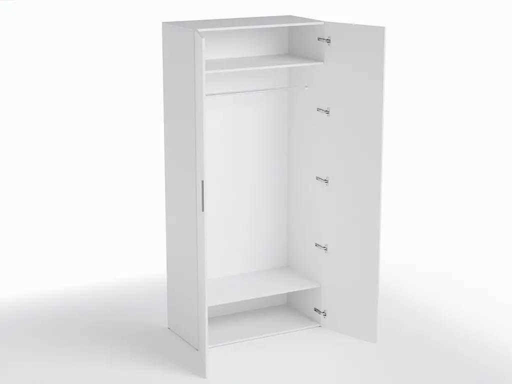Шафа з полицею та штангою Moreli TS-09 1000x2180x520 мм Білий (zg-s9-white) - фото 4