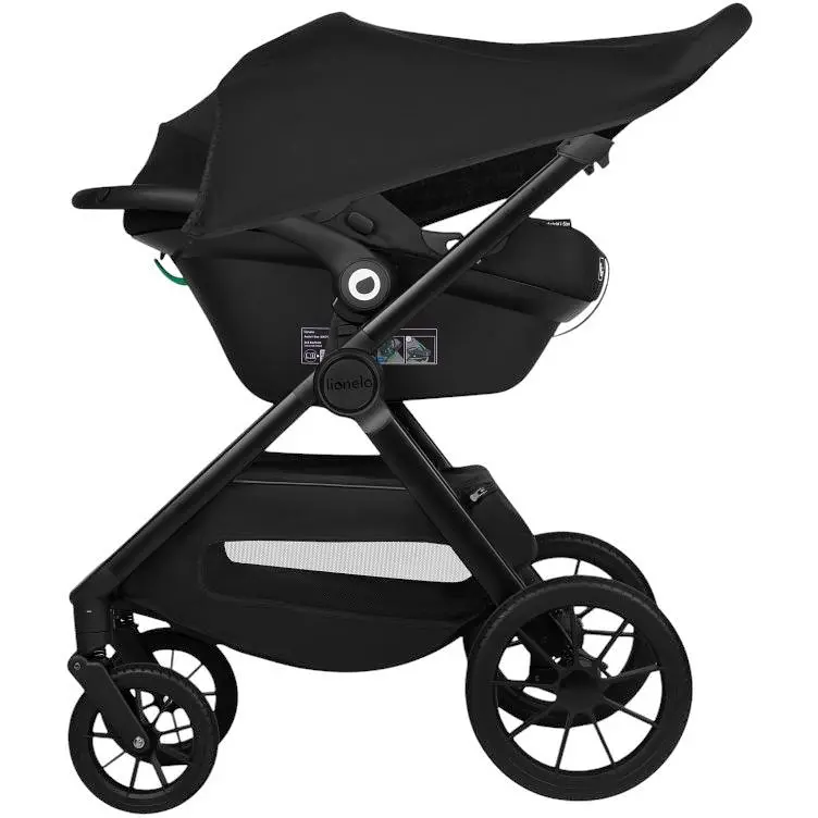 Коляска універсальна Lionelo Layla 3 в 1 black onyx (LO-LAYLA 3IN1 BLACK ONYX) - фото 9