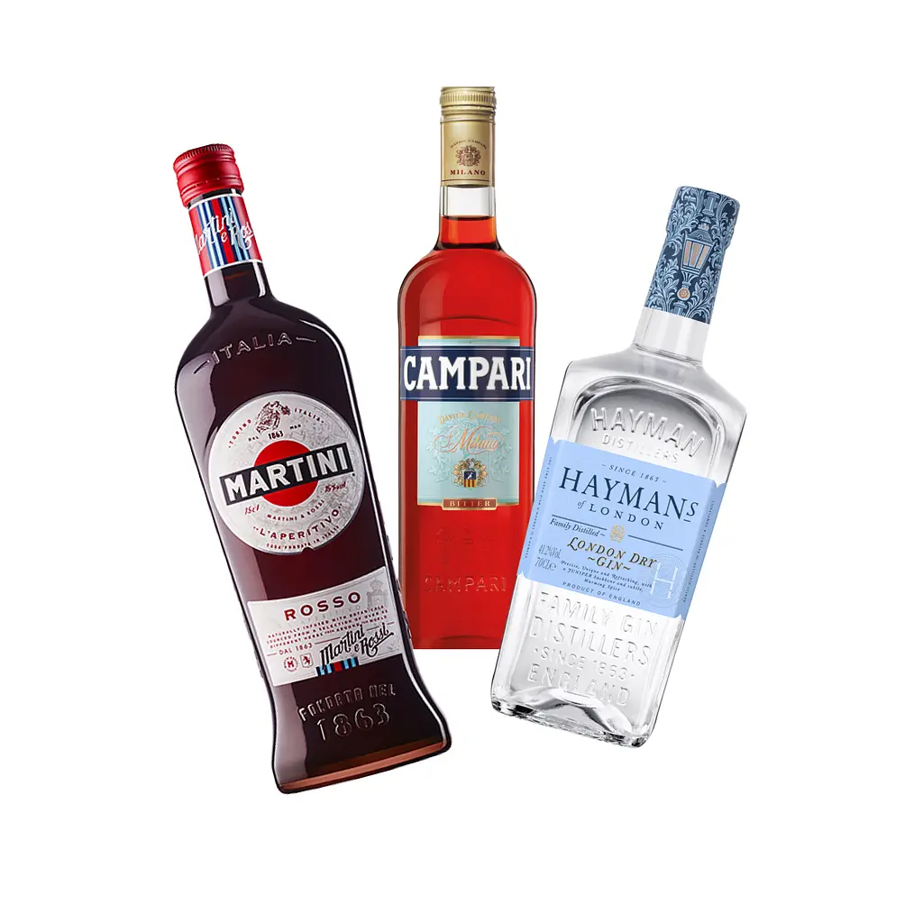 Коктейль Negroni (набор ингредиентов) х23 на основе Martini  - фото 2