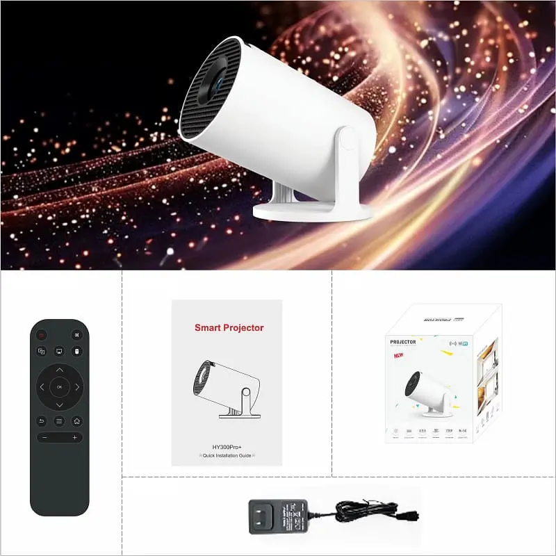 Мультимедійний смарт проектор Magcubic HY300Pro+ 720P 1/8 Гб до 290 ANSI Android 11 - фото 2