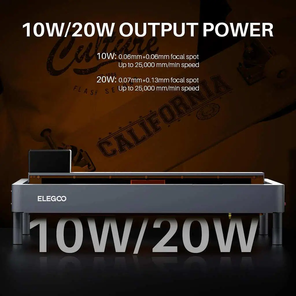 Лазерний гравер Elegoo Laser Engraver 10W (LEC10W-2) - фото 4
