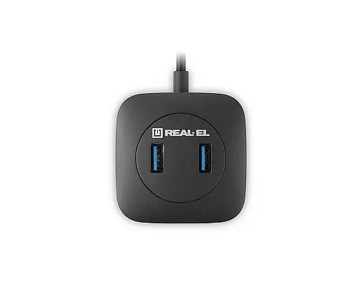 USB-хаб Real-el HQ-187 4 ports - фото 6