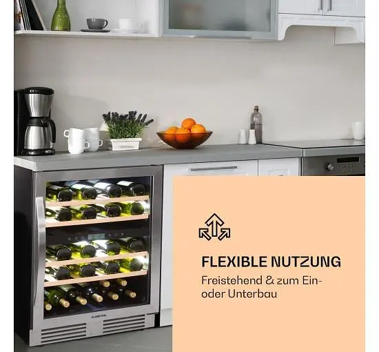 Винный холодильник встроенный Klarstein Vinovilla Duo 43 (10032031) - фото 2