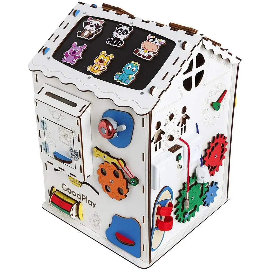 Развивающий центр GoodPlay Бизидом с подсветкой 50х35х35 см (B009) - фото 5