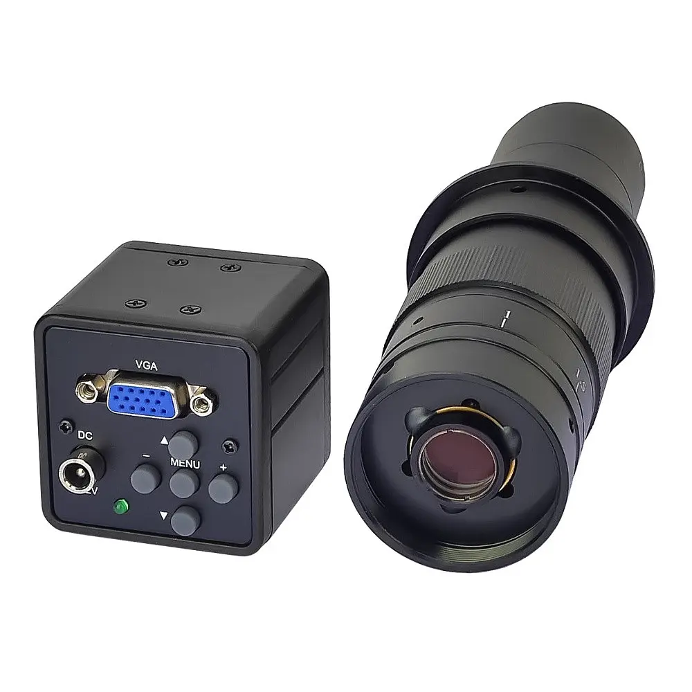 Цифровий мікроскоп з монітором 8" та штативом Kaisi 45A-BD LED (підсвічування 5V, фокус 95 мм, кратність збільшення 12X/77X) - фото 5