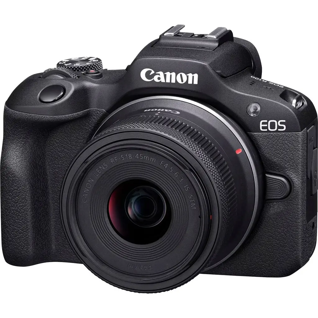 Бездзеркальний фотоапарат Canon EOS R100 Kit RF-S 18-45mm + RF-S 55-210mm IS STM (6052C036) [88959] - фото 4
