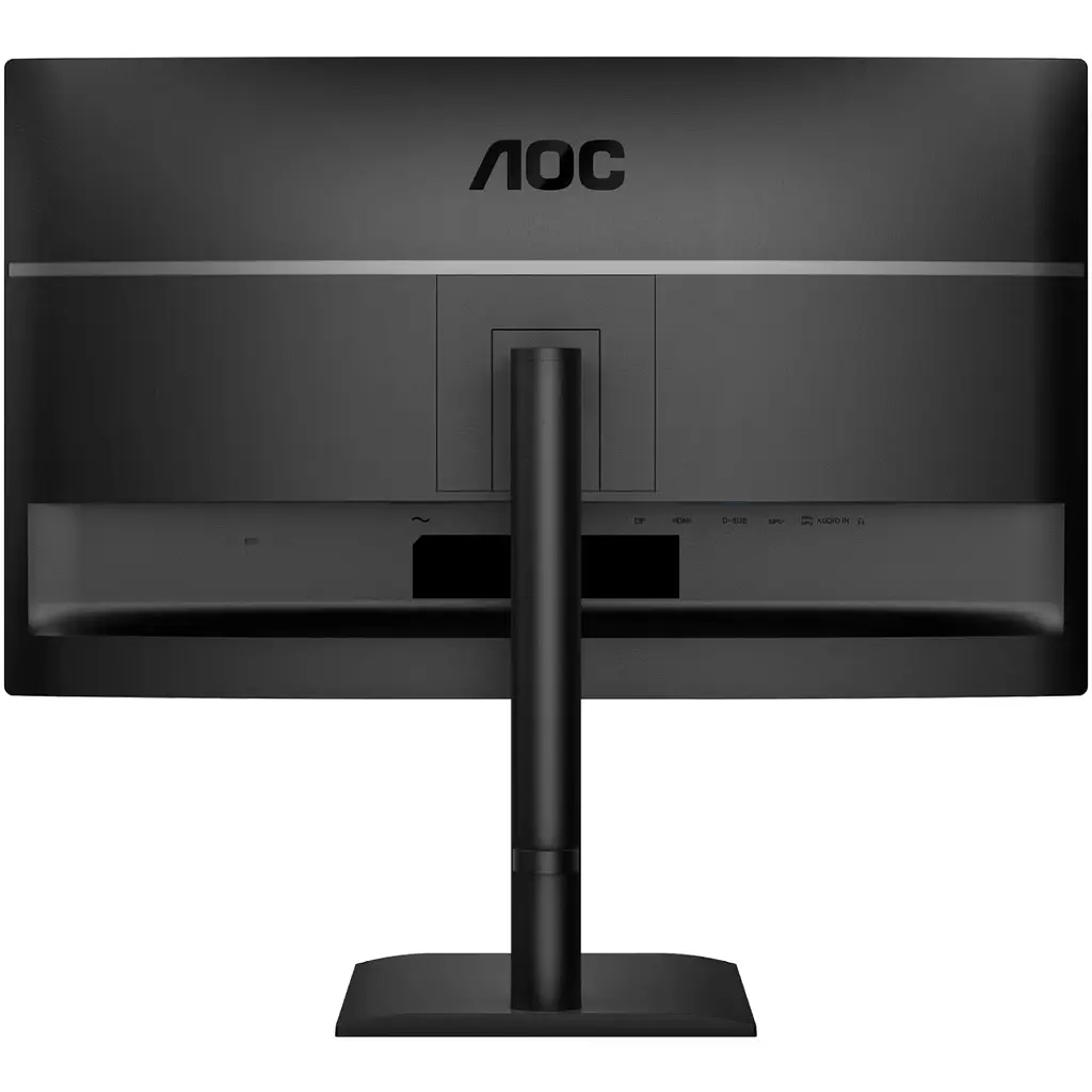 TFT 27" AOC 27E4U, IPS, 120Hz, VGA, HDMI, DP, USB-hub, HAS, Pivot, колонки, чорний - фото 6