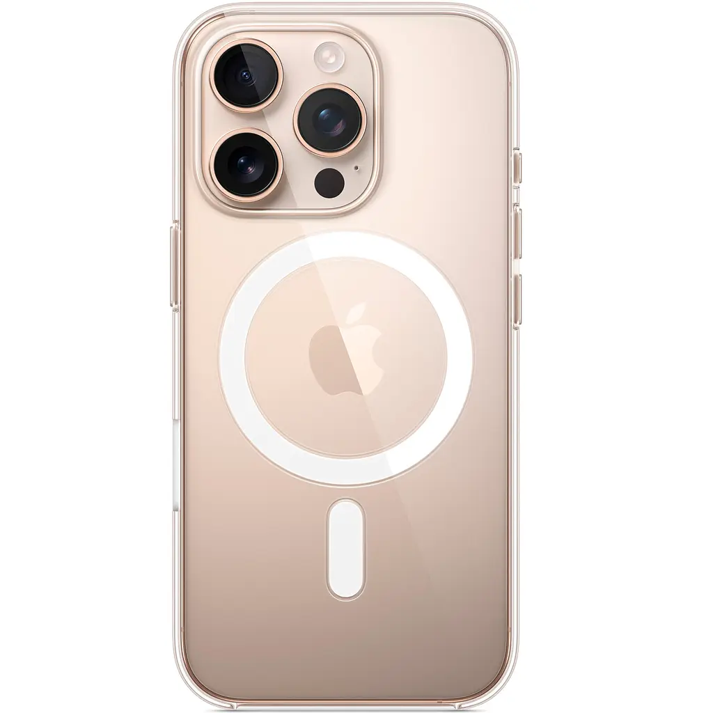 Чохол Clear Case with MagSafe для Apple iPhone 16 Pro Transparent АА [115336] - фото 3