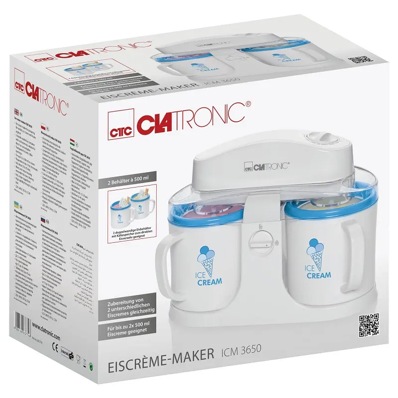 Апарат для приготування морозива CLATRONIC ICM 3650 морожениця - фото 4