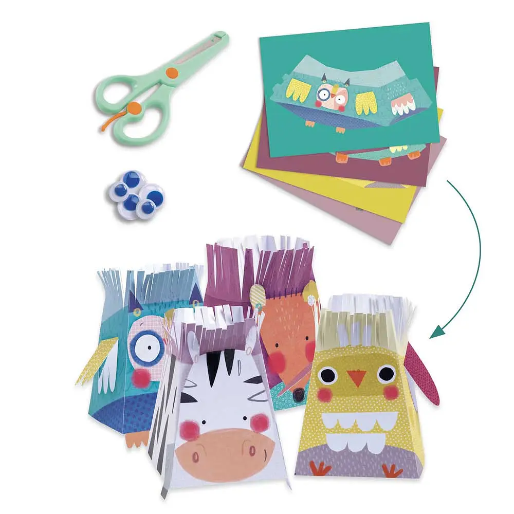 Набір для творчості Djeco Будиночки для тварин (DJ09293) - фото 6