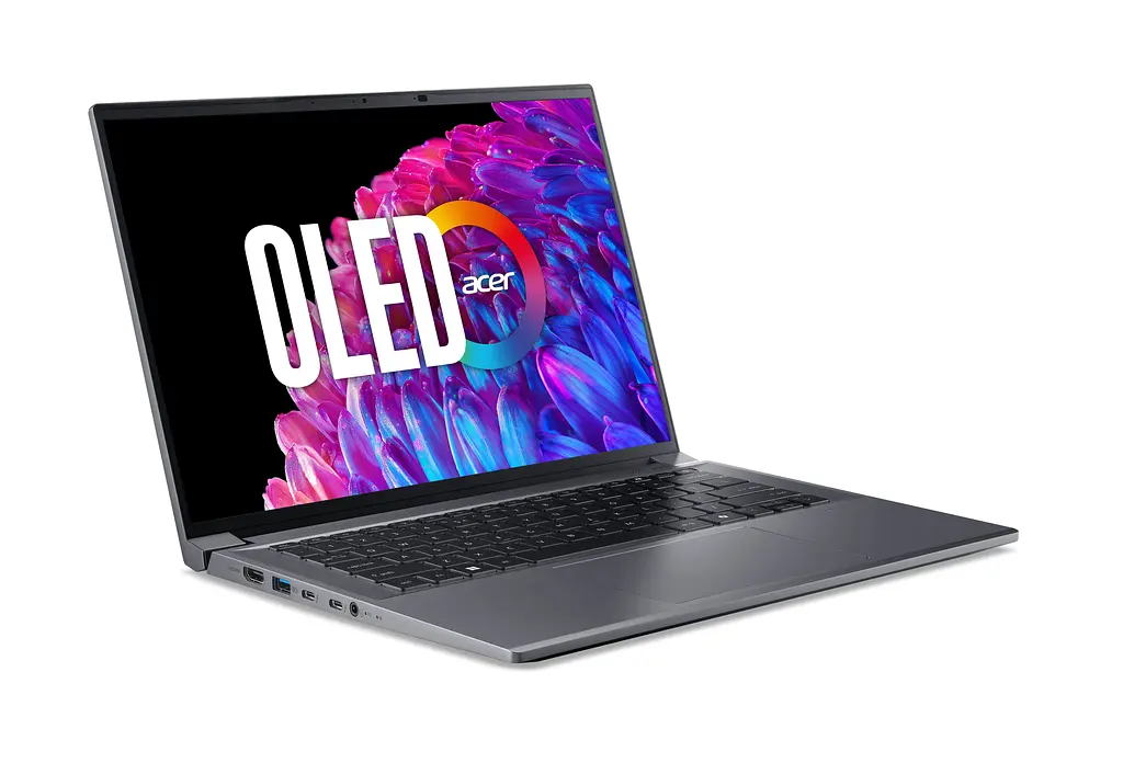 Ноутбук Acer Swift X SFX14-72G 14.5' 2.8K OLED, Intel U7-155H, 32GB, F1TB, NVD4050-6, Win11, сірий (NX.KR7EU.003) - фото 3