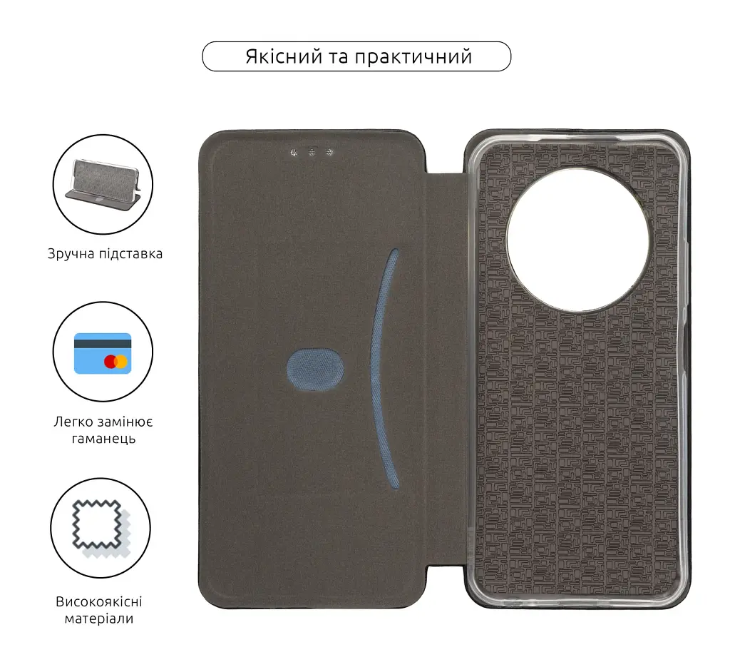 Чохол-книжка ArmorStandart G-Case для Tecno Spark 30C 4G (kl5) Black - фото 3