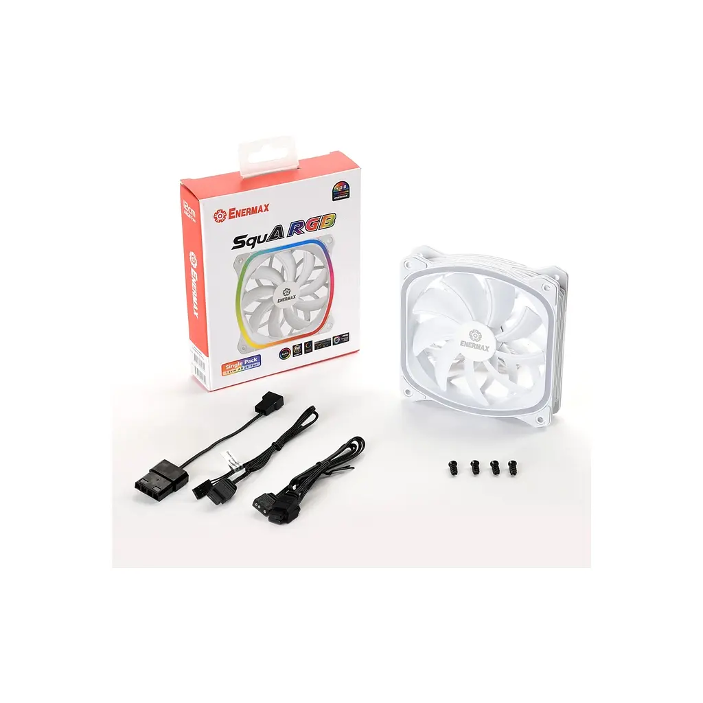 Кулер до корпусу Enermax SquA RGB White (UCSQARGB12P-W-SG) - фото 7