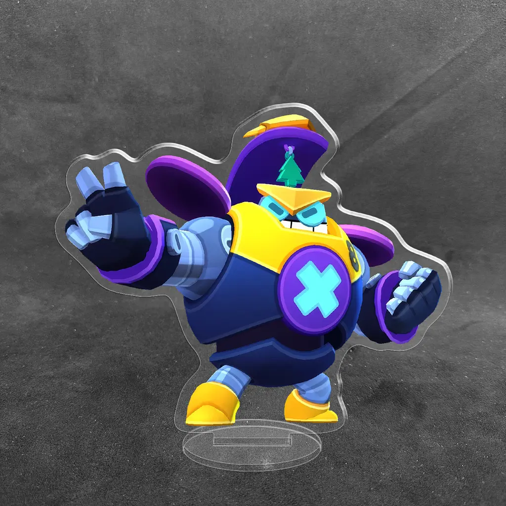 Акрилова колекційна фігурка Brawl Stars Болт 10 см