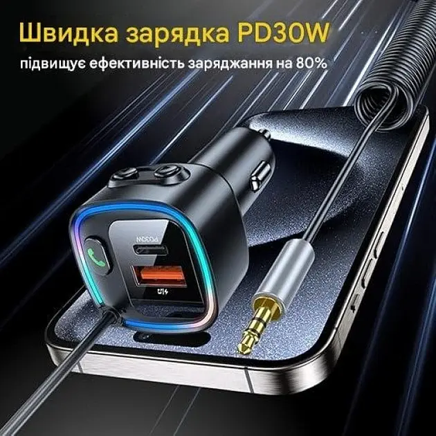 Автомобильное зарядное устройство для ITSALLWAYS AW-BT01 Black - фото 3