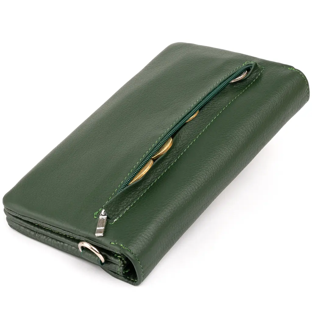 Женский кожаный кошелек-клатч ST Leather 19х9.5х2.5 см acs0015827 - фото 2