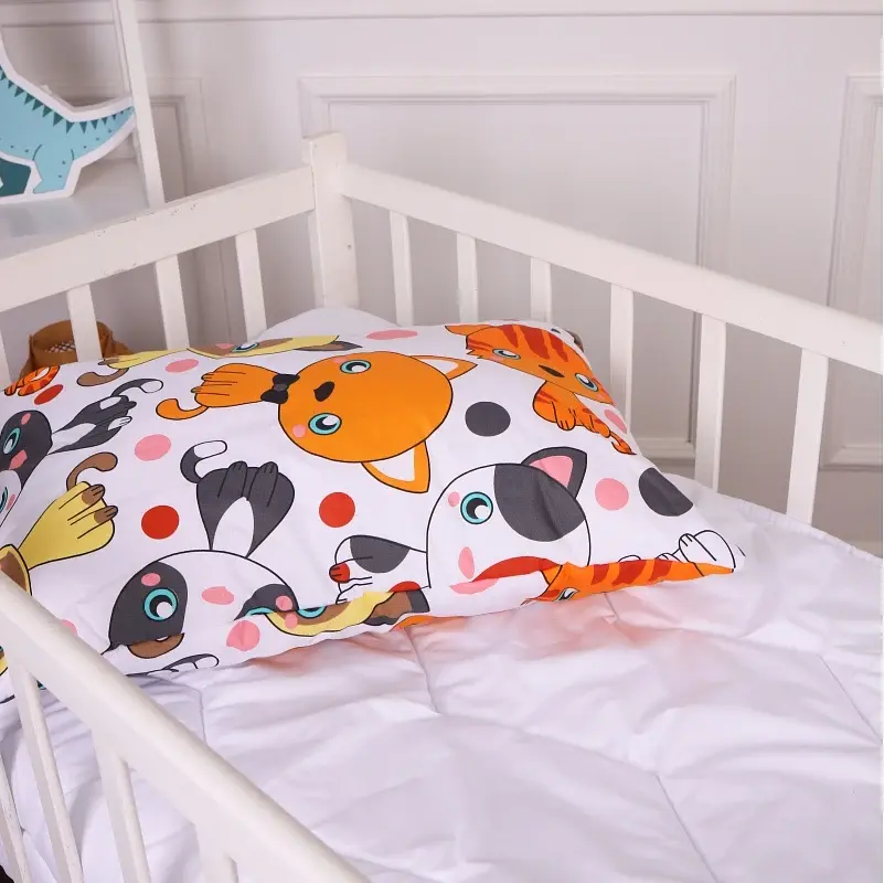 Подушка антиаллергенная MirSon Kids Time 20-0035 Colored kittens 40х60 (2200009665233) - фото 3