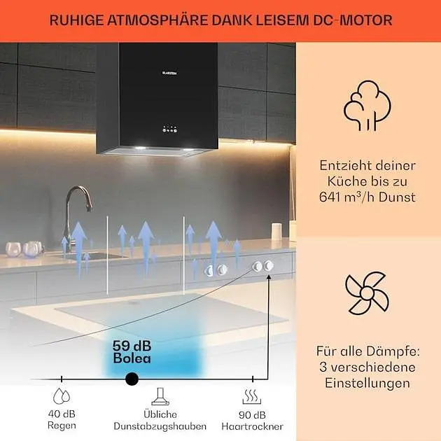 Островная вытяжка Klarstein Structura (10034850) - фото 3