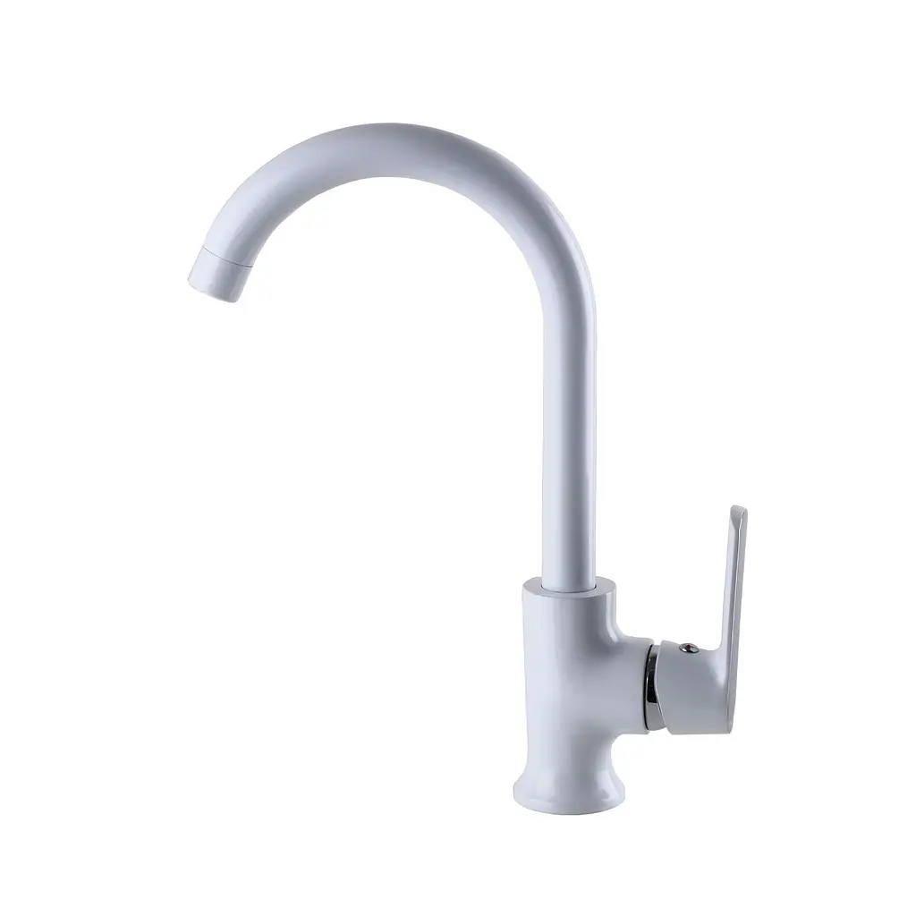 Змішувач для кухні Globus Lux Laguna GLA-0203SL-7-white Білий - фото 6
