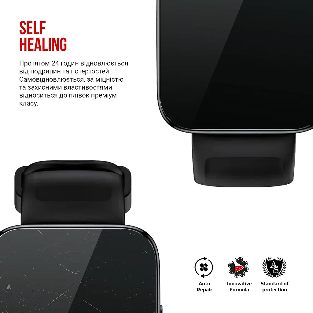 Гідрогелева плівка на годинники Realme Watch 3 Pro ArmorStandart захисна плівка для смарт годинників прозора (ARM64722) - фото 3