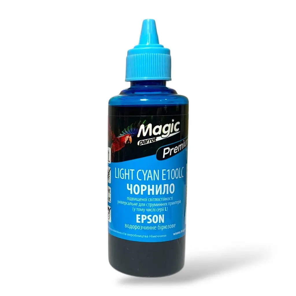 Чорнило Magic Parrot Premium Epson E100LC light cyan 100 мл (2475888833) - фото 2