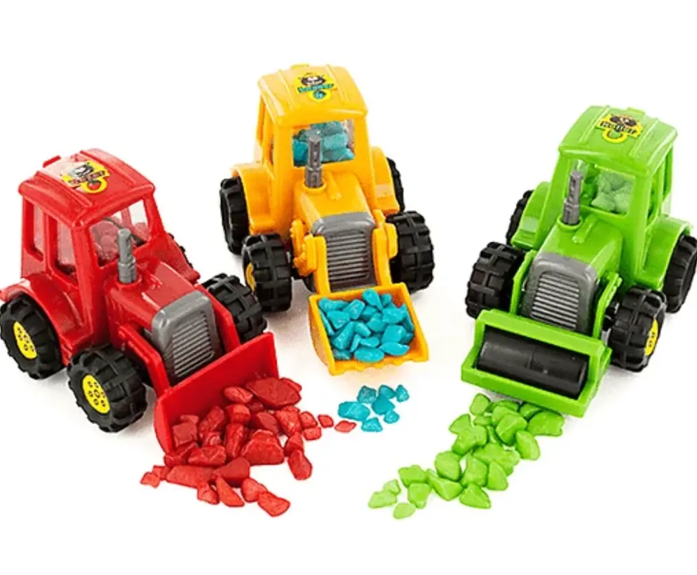 Іграшка Бульдозер із жувальними гумками Kidsmania Bubble Mania Bubble Dozer Trucks 17 г - фото 4