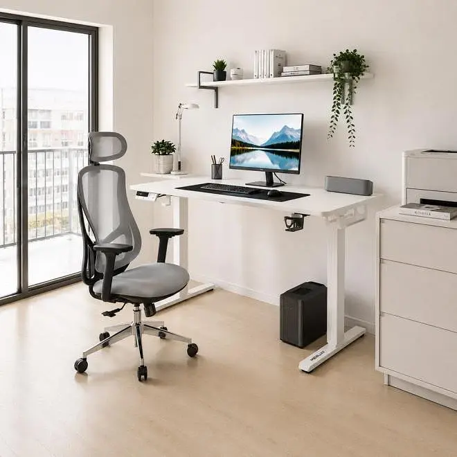 Крісло Mealux Flow Fabric Grey (HF-B30 F/G) - фото 3