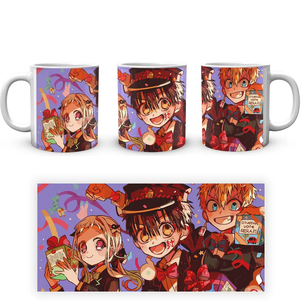 Кружка GeekLand Jibaku Shounen Hanako-kun Туалетный мальчик Ханако-кун Яширо Коу JSH 30 330 мл белая - фото 4