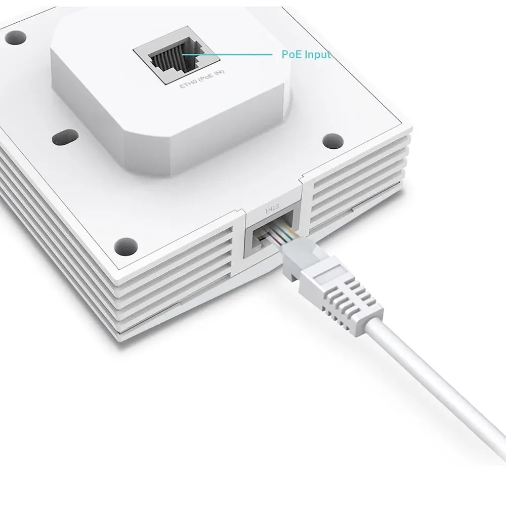 TP-Link Точка доступа EAP650 WALL AX3000 в 1xGE out 1xGE PoE MU-MIMO - фото 4