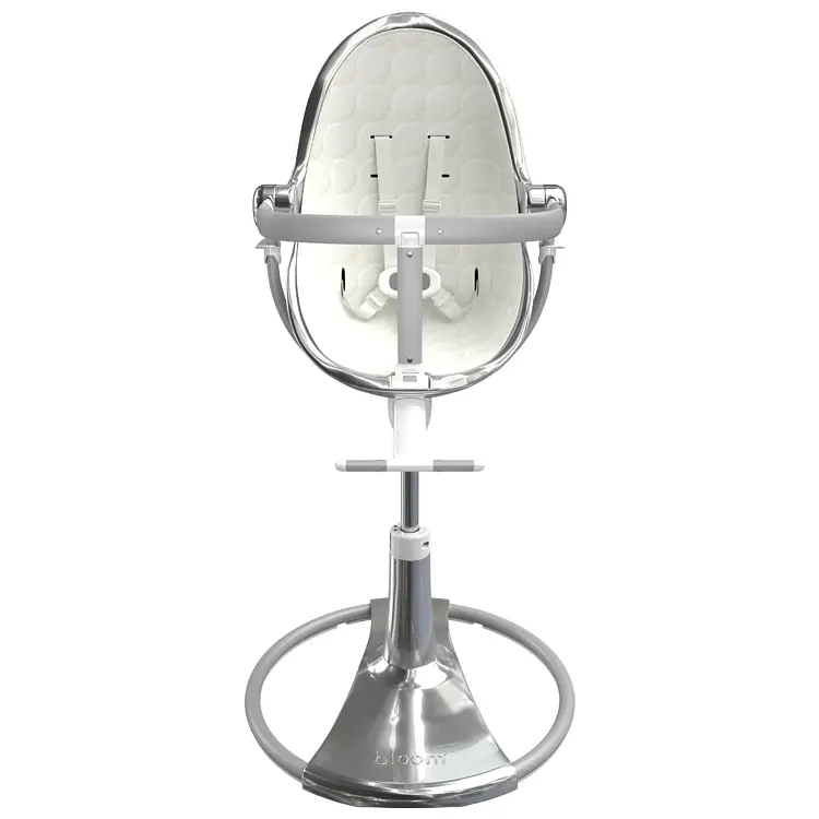 Стульчик для кормления Bloom Fresco Silver/Coconut white (E10535-S\U10543-CW) - фото 3