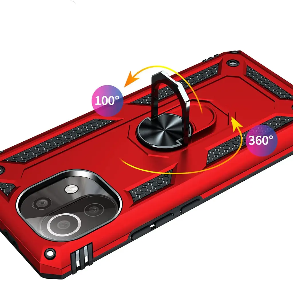 Панель BeCover Military для Xiaomi Mi 11 Lite / Mi 11 Lite 5G / 11 Lite 5G NE Red (706644) - фото 2
