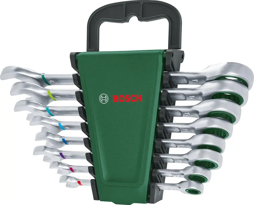 Ключі комбіновані , 6-19мм, набір 8шт Bosch hoz0013889 - фото 2